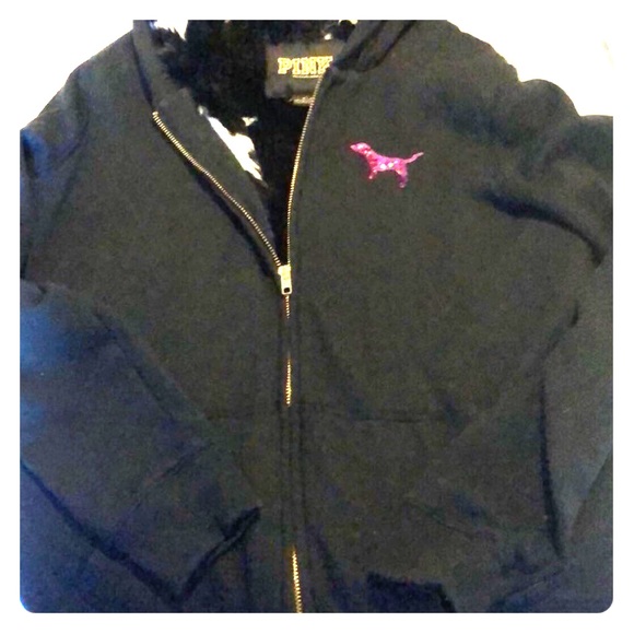 Victoria’s Secret Pink Sequin hoodie - Picture 1 of 2
